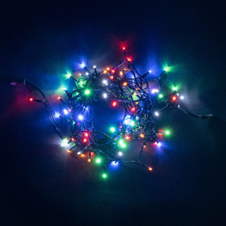 Светодиодная нить, 24V, 10 м., PVC , черн. пр., мульти, LaitCom, арт. PST100-11-1M 05-049