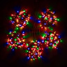 Комплект гирлянд, 5x20 м., 1000 LED-ламп, черный пр., мульти, LaitCom, арт. KDD1000-11-1M 03-052