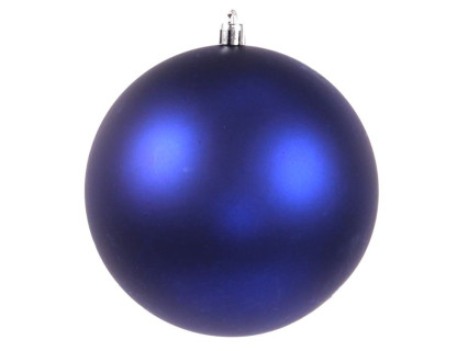 Пластиковый шар 120 мм., синий, матовый, в наборе - 2 шара, Ели Пенери, арт. JNPM-12-B