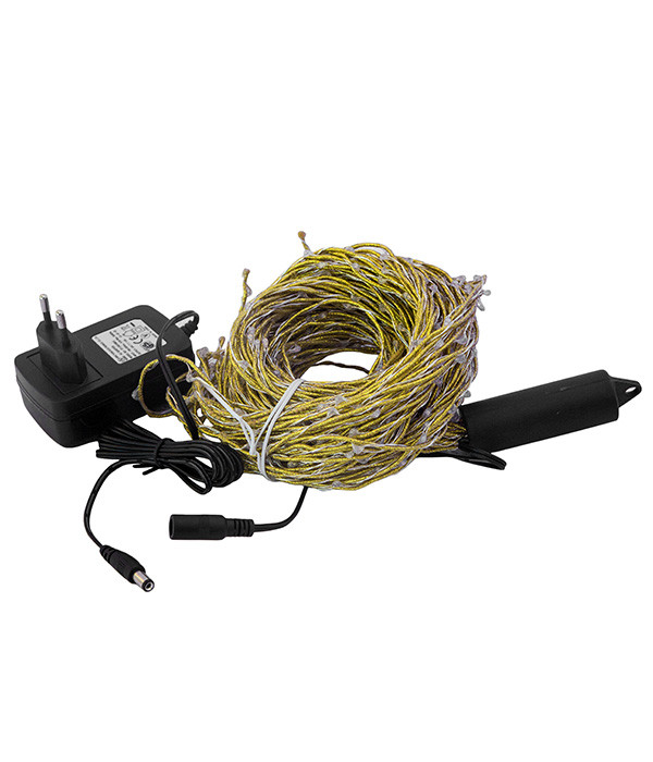 Гирлянда Branch light, 1,5 м., 200LED, проволока+шнур, желтый, LaitCom, арт. Branch 200YC-05-Y 08-047