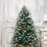 Искусственная ель Амелия заснеженная 240 см., 100% литые ветки. арт. 163240 Искусственная ель Амелия заснеженная 240 см., 100% литые ветки. арт. 163240