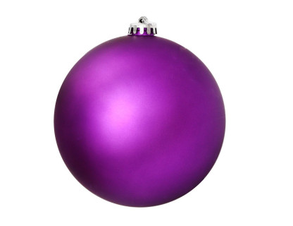 Однотонный пластиковый шар 150 мм, матовый, фиолетовый, арт. 1135100
