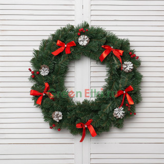 Рождественский венок Нарядный 40 см., арт. 52021