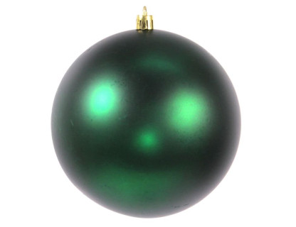 Пластиковый шар 120 мм., зеленый, матовый, в наборе - 2 шара, Ели Пенери, арт. JNPM-12-GREEN
