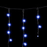 Светодиодная гирлянда Бахрома с колпачком, 3,1х0,5 м., черн. пр., синий, LaitCom, арт. PIL120CAP-11-2B 02-212