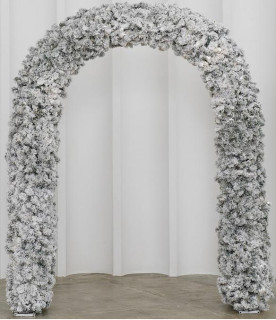 Хвойная заснеженная арка Карельская 2.4*1.6 м, арт. 28010