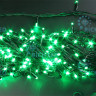 Светодиодная гирлянда Rich LED 20 м 2-канальная, 200 LED, 220 В, зеленая, черный провод, соединяемая, арт. RL-T20C2-B/G