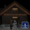Светодиодная бахрома Rich LED, 3*0.5 м, желтая, прозрачный провод, арт. RL-i3*0.5-T/Y