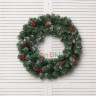 Рождественский венок заснеженный Нарядный 40 см., арт. 52023