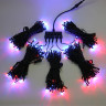 Комплект гирлянд, 5x10 м., RGB 300 LED-ламп, черн. пр., LaitCom, арт. KFT300-10-1RGBBK 03-074