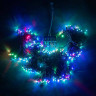 Комплект гирлянд, 5x20 м., RGB 600 LED-ламп, черн. пр., LaitCom, арт. KFT600-10-1RGBBK 03-075