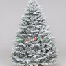 Искусственная ель Швейцарская заснеженная 240 см., 100% литые ветки. арт. 110240