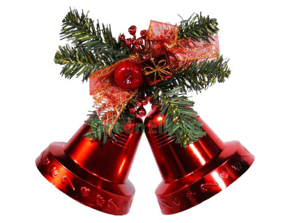 Набор из двух Колокольчиков с декором, 12 см., Snowhouse