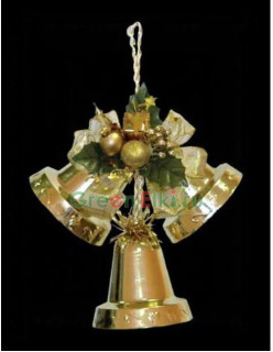 Набор из трех Колокольчиков с декором, 20 см., Snowhouse, арт. BL1-D20