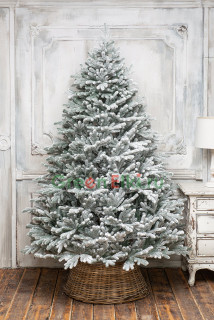 Искусственная ель Швейцарская заснеженная 300 см., 100% литые ветки. арт. 110300