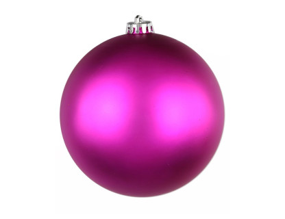 Однотонный пластиковый шар 150 мм, матовый, фуксия, арт. 1135109