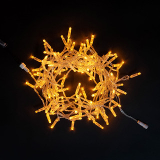 Светодиодная нить с колпачком, 24V, 10 м., PVC , прозр. пр., желтый, LaitCom, арт. PST100CAP-10-1Y 05-134