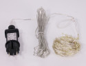 Электрогирлянда Звездный Ёлочный Дождик 16*2.4+5 м, 832 micro LED-огней, мерцание, тепло белый, Kaemingk, арт. 496144