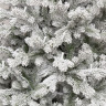 Искусственная ель Алтайская заснеженная 210 см., 480 холодных-белых Led ламп, 100% литые ветки, арт. 177210