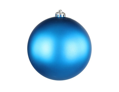 Однотонный пластиковый шар 150 мм, матовый, бирюзовый, арт. 1135112