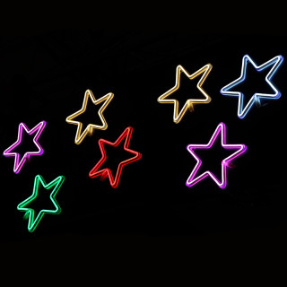 Комплект светодиодных звезд, 12 шт, мульти, LaitCom, арт. LC-13103 13-103