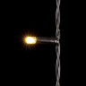 Светодиодная нить с колпачком, 24V, 10 м., PVC , чёрный пр., тепло белый, LaitCom, арт. PST100CAP-11-1WW 05-271