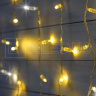 Электрогирлянда Бахрома ALEDUS 3x0.9 м, прозрачный провод, ПВХ, теплый белый, с мерцанием, арт. i-TP-3x0.9M-WW/F