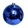 Однотонный пластиковый шар 150 мм, глянцевый, синий, арт. 1135096