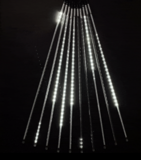 Гирлянда тающие сосульки, 10х0,5 м., 600LED, 24V, белый, Laitcom, арт. CCL600-10-1W 15-040