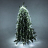 Электрогирлянда Звездный Ёлочный Дождик 12*1.8+5 м, 408 micro LED-огней, холодный белый, Kaemingk, арт. 496154