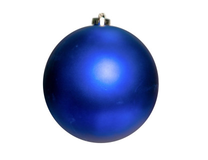 Однотонный пластиковый шар 150 мм, матовый, синий, арт. 1135097