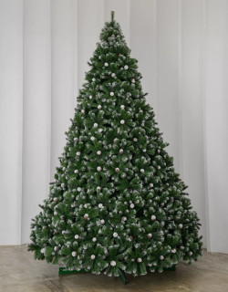 Ель ствольная Снежная королева заснеженная с шишками 5 м., арт. 71500