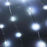 Электрогирлянда Звездный Ёлочный Дождик 16*2.1+5 м, 672 micro LED-огней, холодный белый, Kaemingk, арт. 496155
