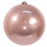 Пластиковый шар 200 мм., нежно-розовый, глянцевый, арт. 022474