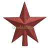 Верхушка Звезда 19 см., красная, Kaemingk, арт. 029542
