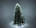 Электрогирлянда Звездный Ёлочный Дождик 16*2.4+5 м, 832 micro LED-огней, холодный белый, Kaemingk, арт. 496149