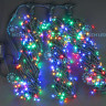 Светодиодная гирлянда Rich LED 3 Нити по 20 м с 2-х канальным контр., 600 LED, 24 В, мульти, зеленый провод, арт. RL-T3*20N2-G/M