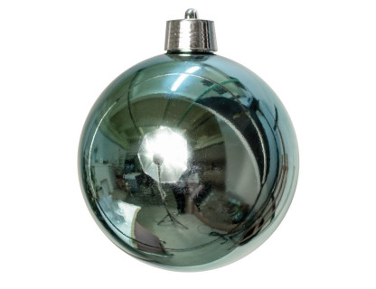 Пластиковый шар 200 мм., голубой, глянцевый, арт. 1135123