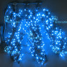 Светодиодная гирлянда Rich LED 3 Нити по 20 м с 2-х канальным контр., 600 LED, 24 В, синяя, черный провод, арт. RL-T3*20N2-B/B