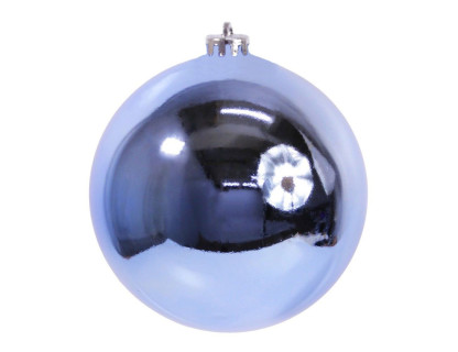 Пластиковый шар 150 мм., голубой, глянцевый, Ели Пенери, арт. JNPS-15-LB