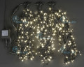 Светодиодная гирлянда Rich LED 3 Нити по 20 м с 2-х канальным контр., 600 LED, 24 В, теплая белая, черный провод, арт. RL-T3*20N2-B/WW