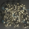 Светодиодная гирлянда Rich LED 3 Нити по 20 м с 2-х канальным контр., 600 LED, 24 В, теплая белая, черный провод, арт. RL-T3*20N2-B/WW