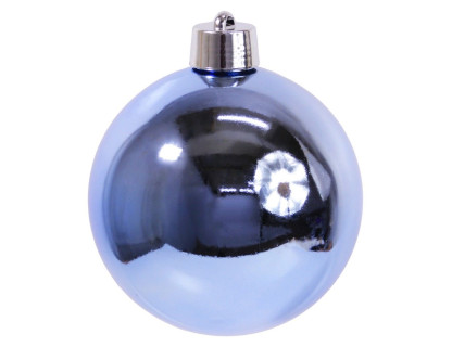 Пластиковый шар 200 мм., голубой, глянцевый, арт. JNPS-20-LB