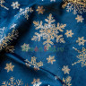 Декоративное покрывало под елку Ночной Снегопад тёмно-синие 95 см, арт. 174206 Декоративное покрывало под елку Ночной Снегопад тёмно-синие 95 см, арт. 174206