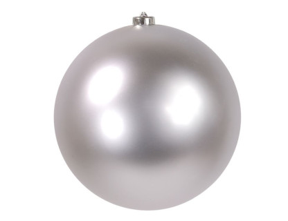Пластиковый шар 250 мм., серебряный, матовый, арт. 945543