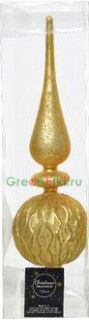 Елочная макушка Сказки Востока 31 см., золото, матовая, KAEMINGK, арт. 170007/1