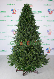 Ель интерьерная Сказочная премиум 4 м, ПВХ-пленка + резина