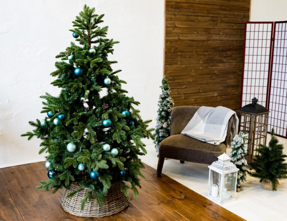Корзина для елки Винтаж, натурально бежевая, 60х26 см., National Tree Company, арт. 31HAGR60