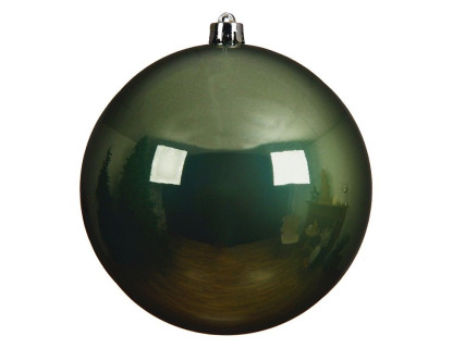 Пластиковый шар 140 мм., шалфей, глянцевый, Kaemingk, арт. 022269