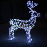 Светодиодная фигура Олень Скакун, высота 1,9 м